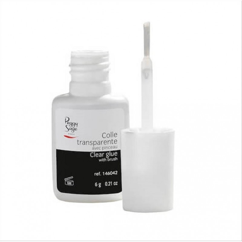 Peggy Sage Nail Glue With Brush 6gr