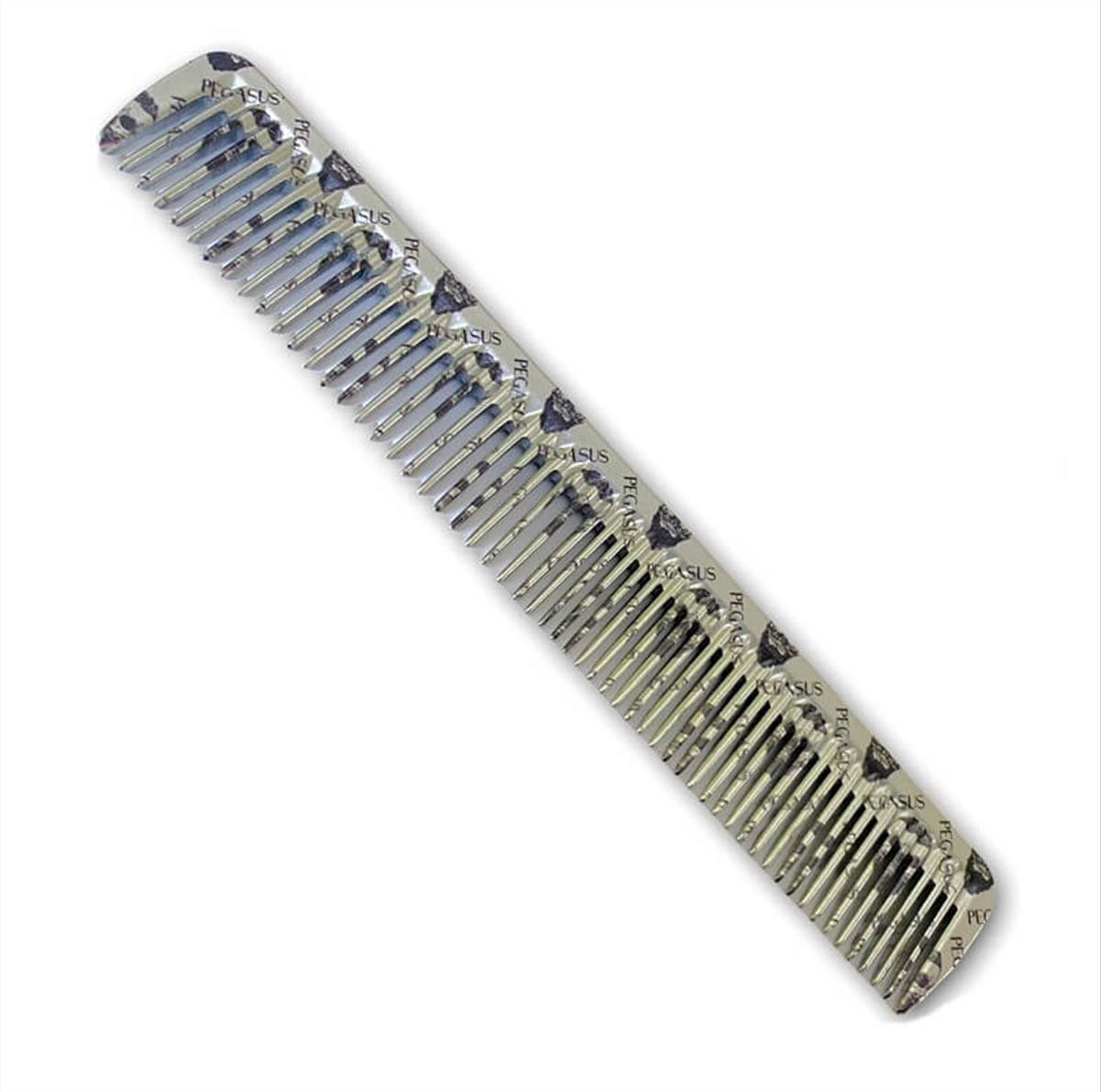 Hair Comb Barber Pegasus Hard Rubber Skulleto S202