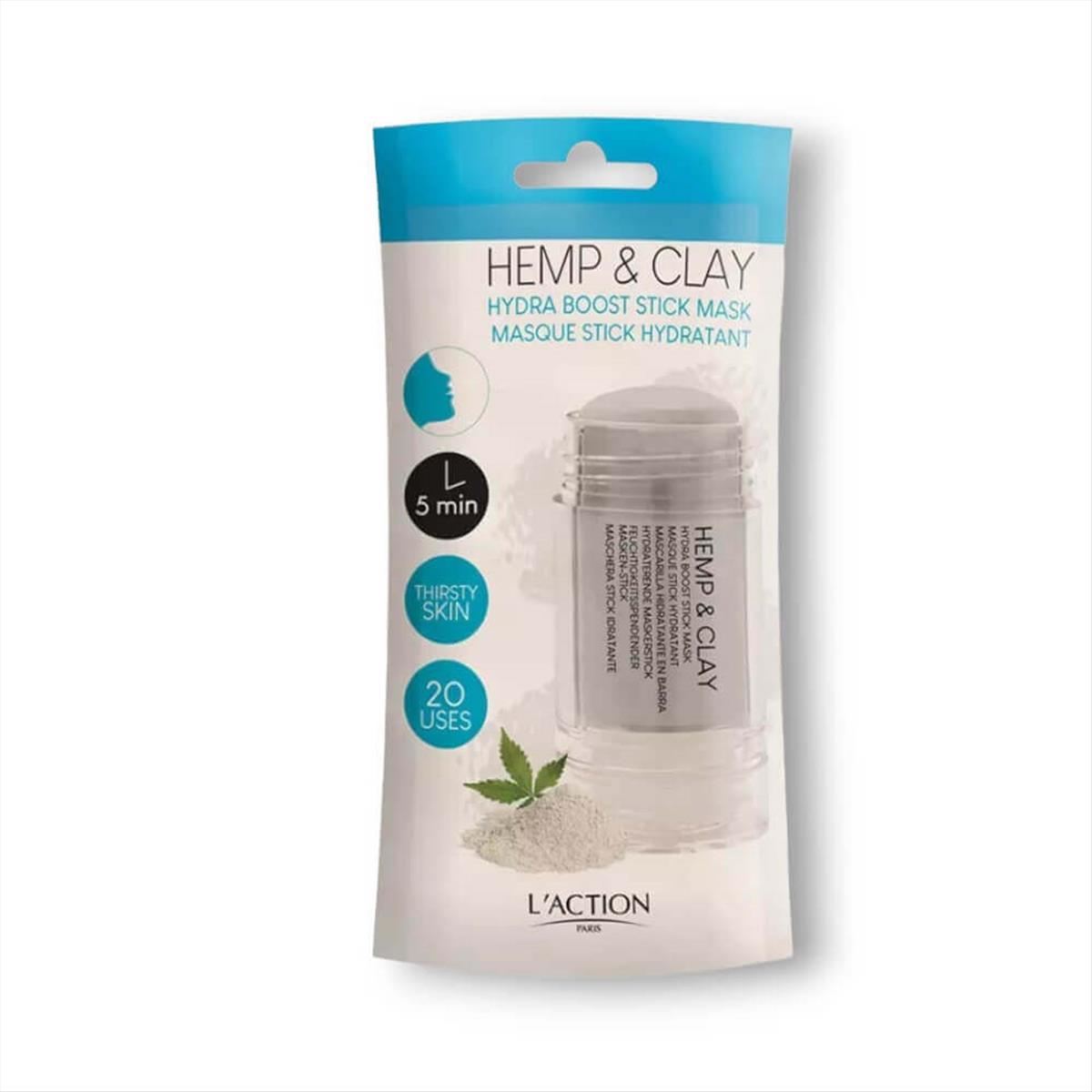 L\'action Hydra Boost Stick Mask Hemp & Clay 30gr