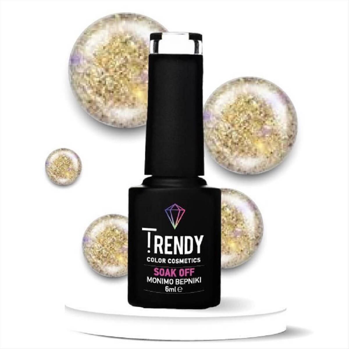 Trendy Soak Off No109 Platinum Gold 6ml