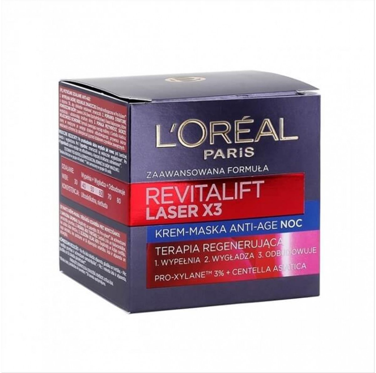 L'Oréal Paris Revitalift Laser X3 40+ Night advanced formula Anti-Age Cream-Mask 50ml