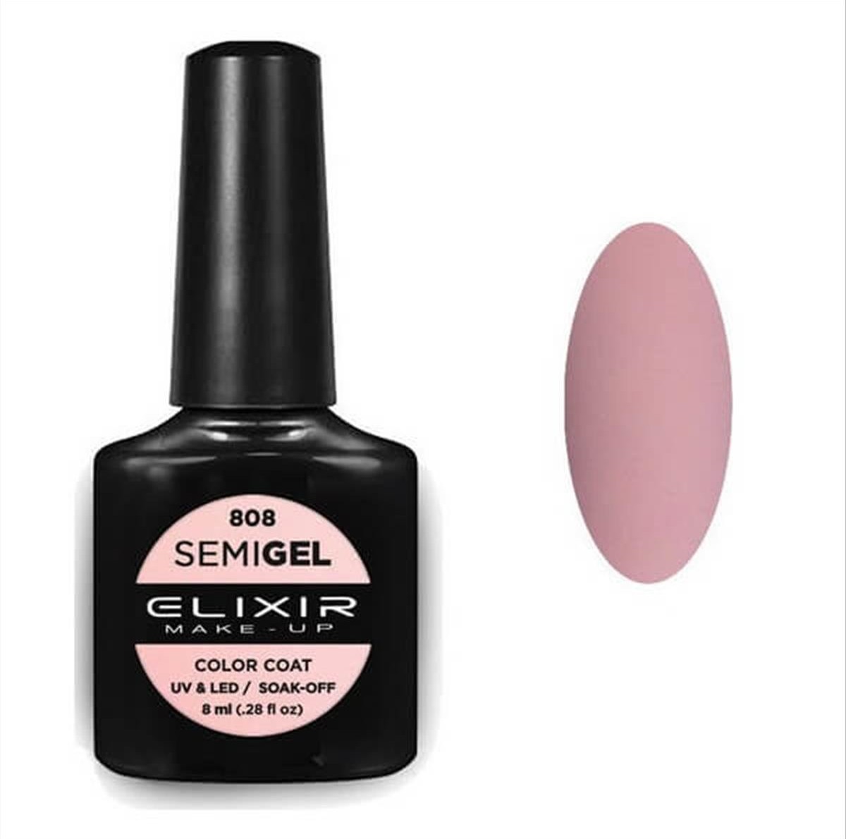 Elixir Semi Gel Uv&Led 808 Vanilla Tan 8ml