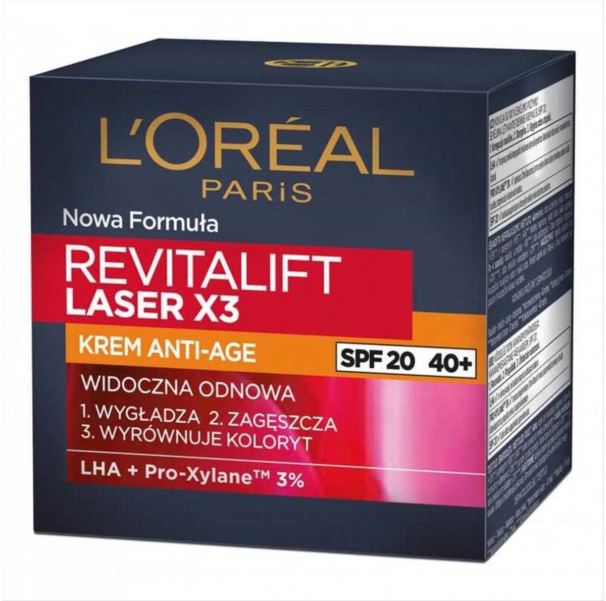 L΄Oréal Paris Revitalift Laser x3 40+ Anti Age 50 ml