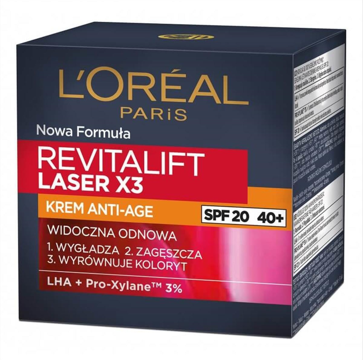 L'Oréal Paris Revitalift Laser x3 40+ Anti Age 50 ml