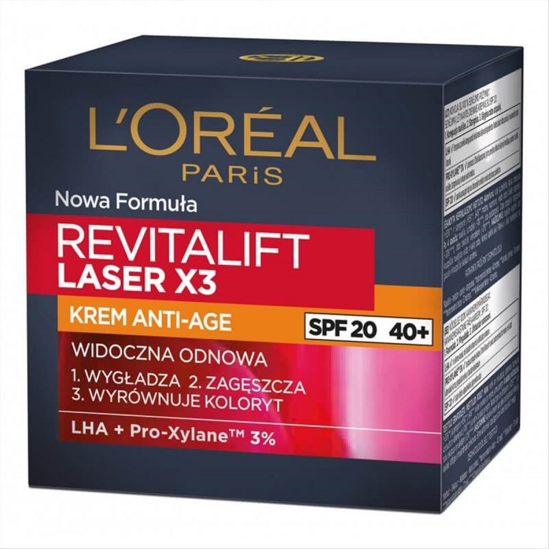 L'Oréal Paris Revitalift Laser x3 40+ Anti Age 50 ml