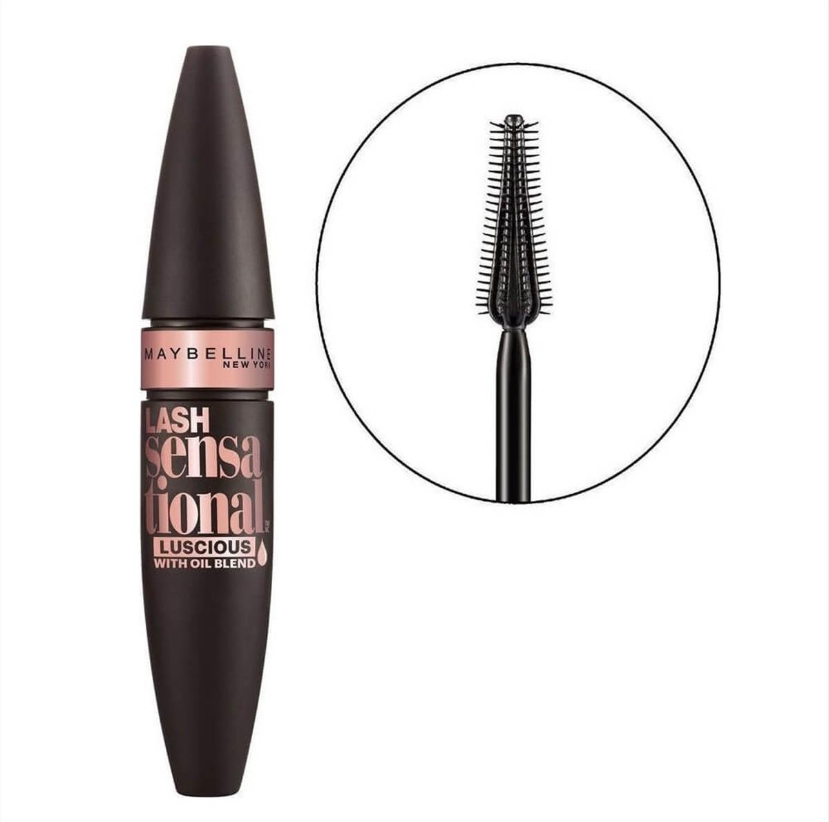 Maybelline Lash Sensational Luscious Mascara για Όγκο Black 9.5ml