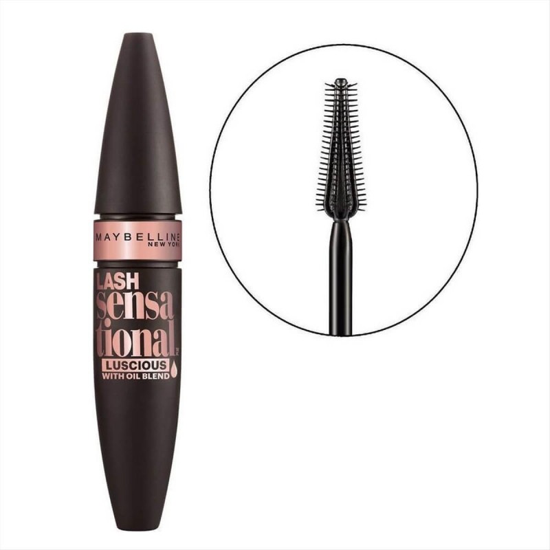 Maybelline Lash Sensational Luscious Mascara για Όγκο Black 9.5ml