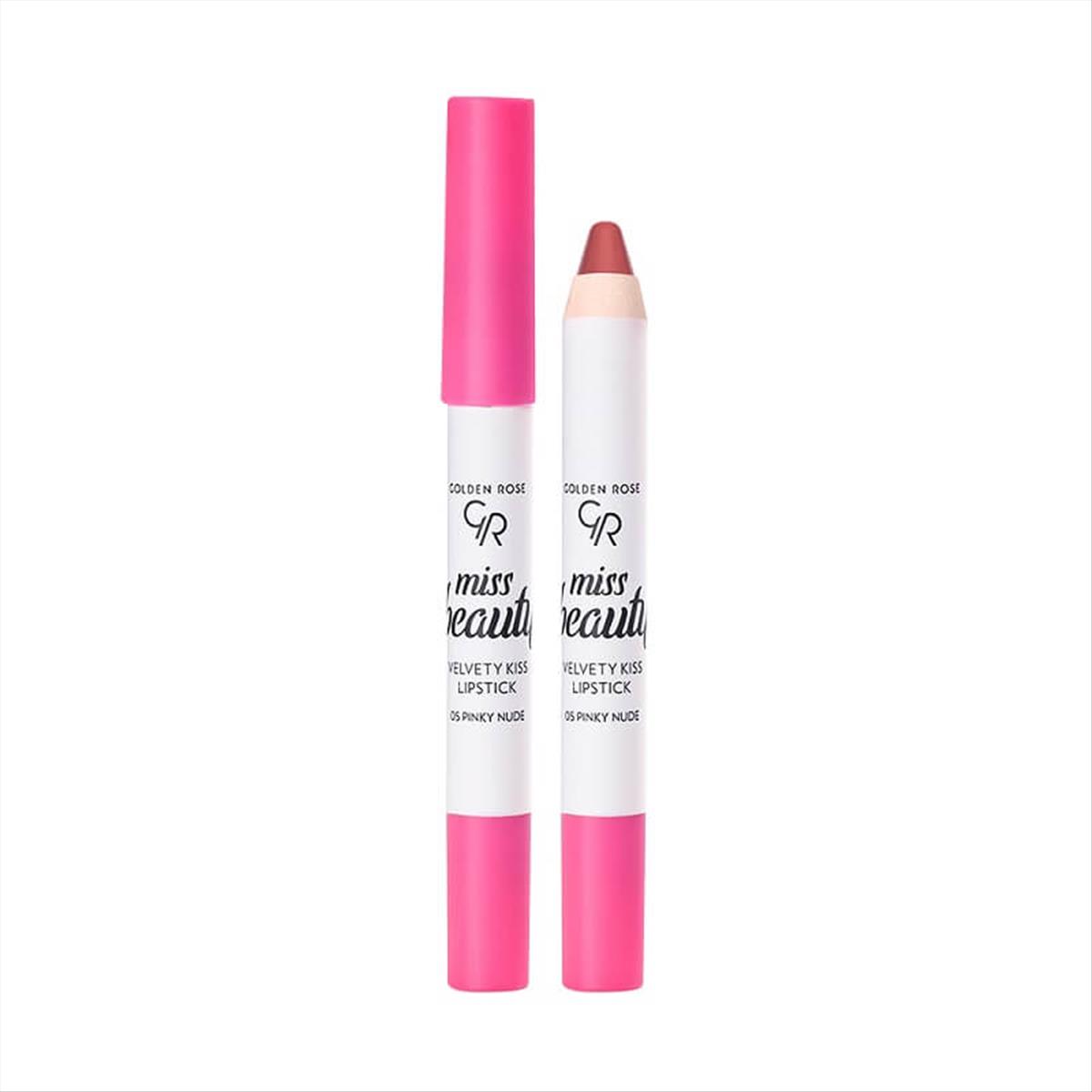 Golden Rose Miss Beauty Velvety Kiss Lipstick 05 Pink Nude 3,5g