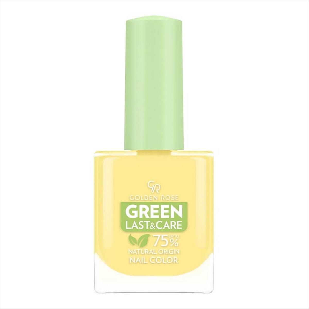 Golden Rose Βερνίκι Νυχιών Green Last & Care Natural Origin 136 - 10.2ml