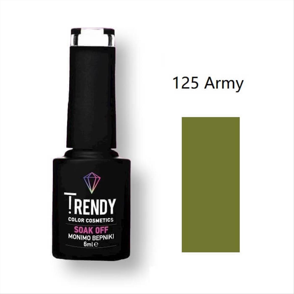 Trendy Soak Off No125 Army 6ml