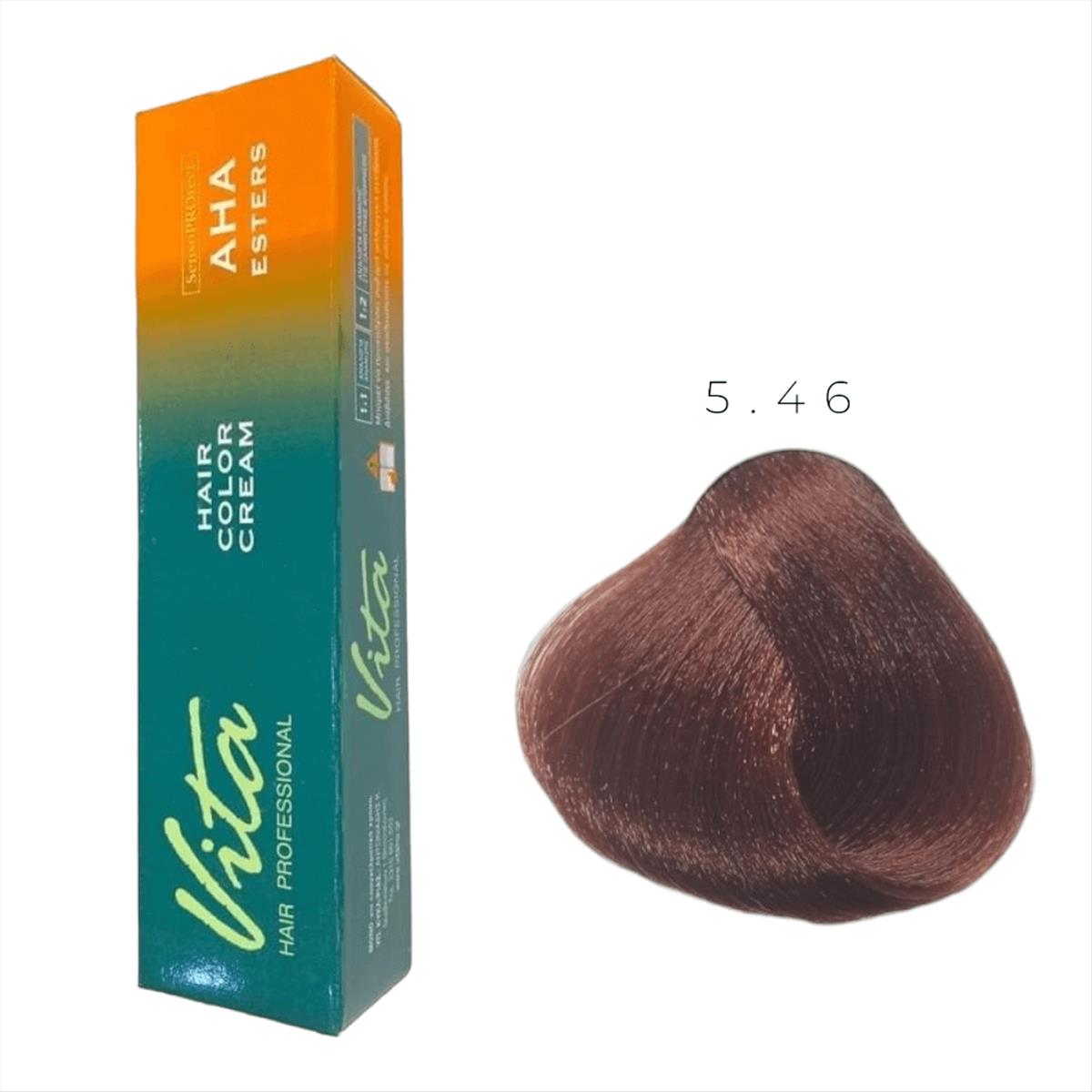 Βαφή Vita Hair Color 60 ml No 5.46