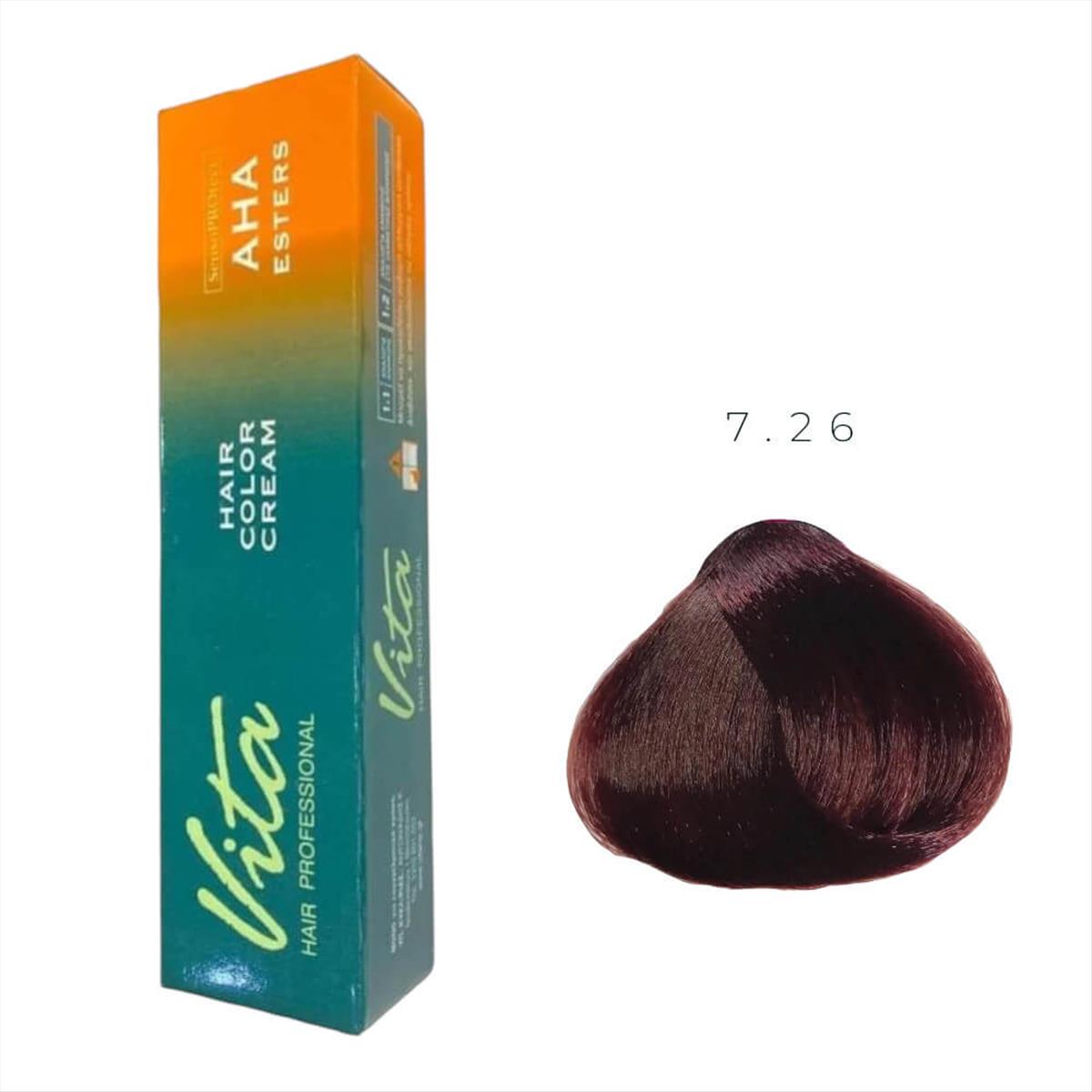 Βαφή Vita Hair Color 60 ml No 7.26