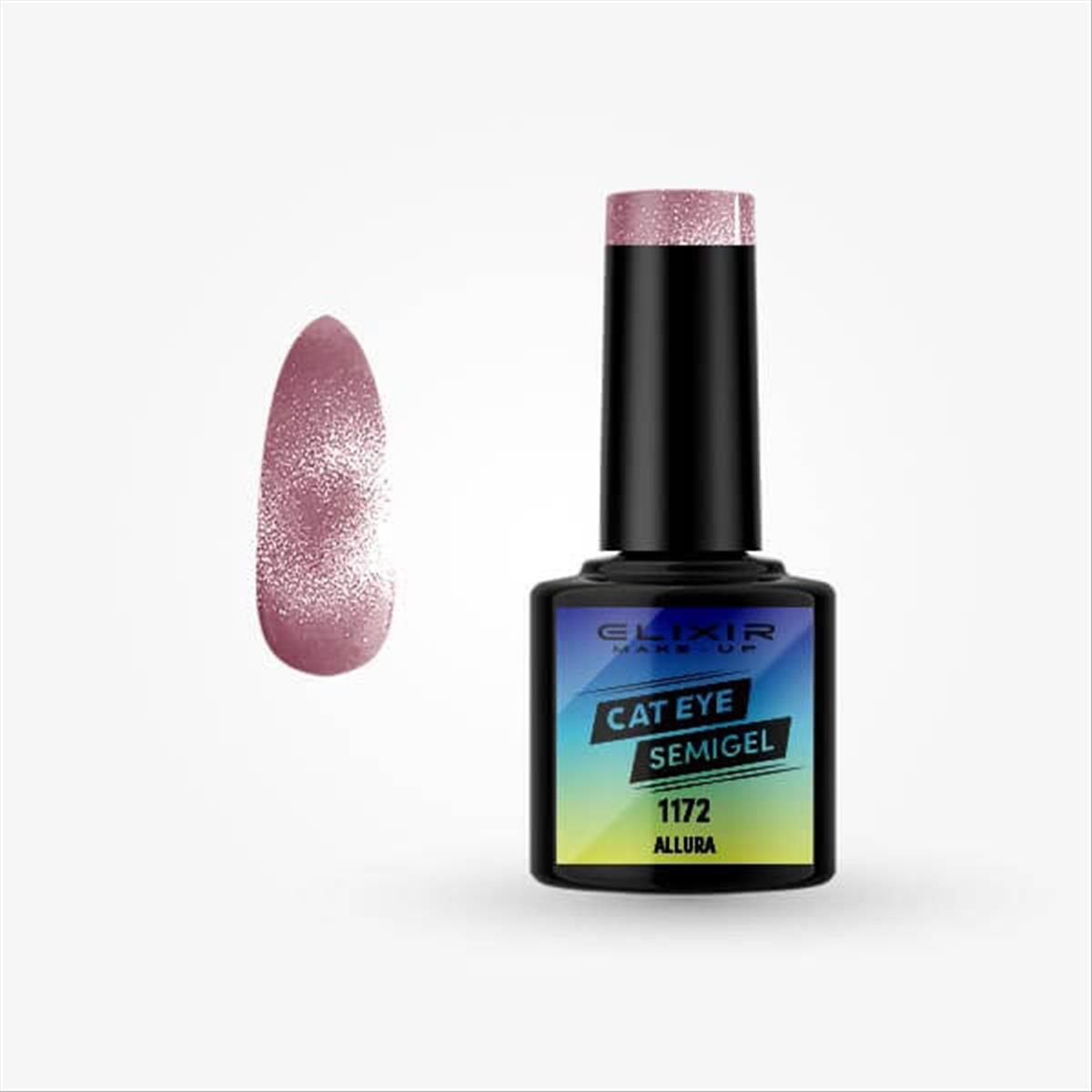 Elixir Semi Gel Uv&Led 1172 Cat Eye Allura 8ml