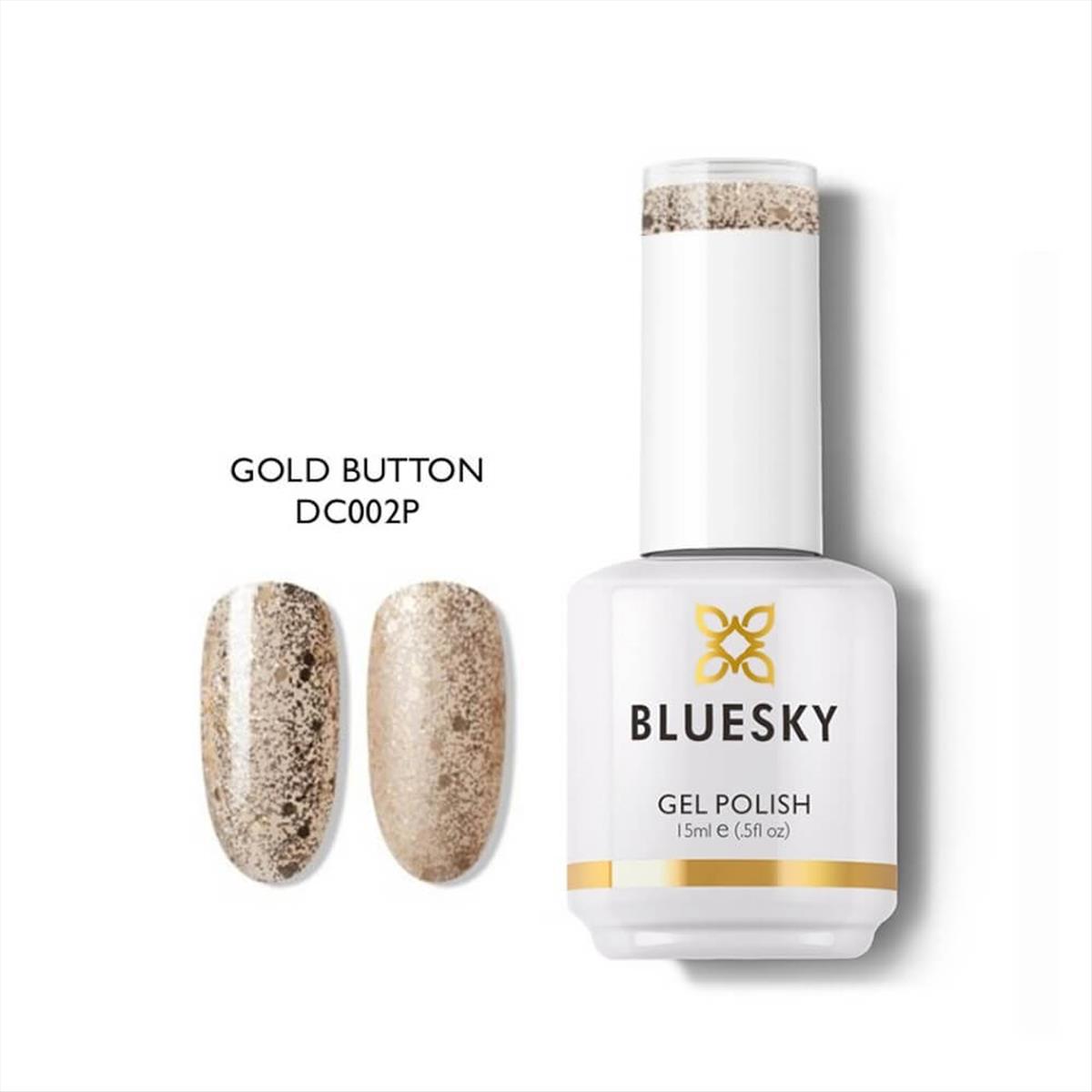 Bluesky Uv Gel Polish Gold Button DC02P 15ml