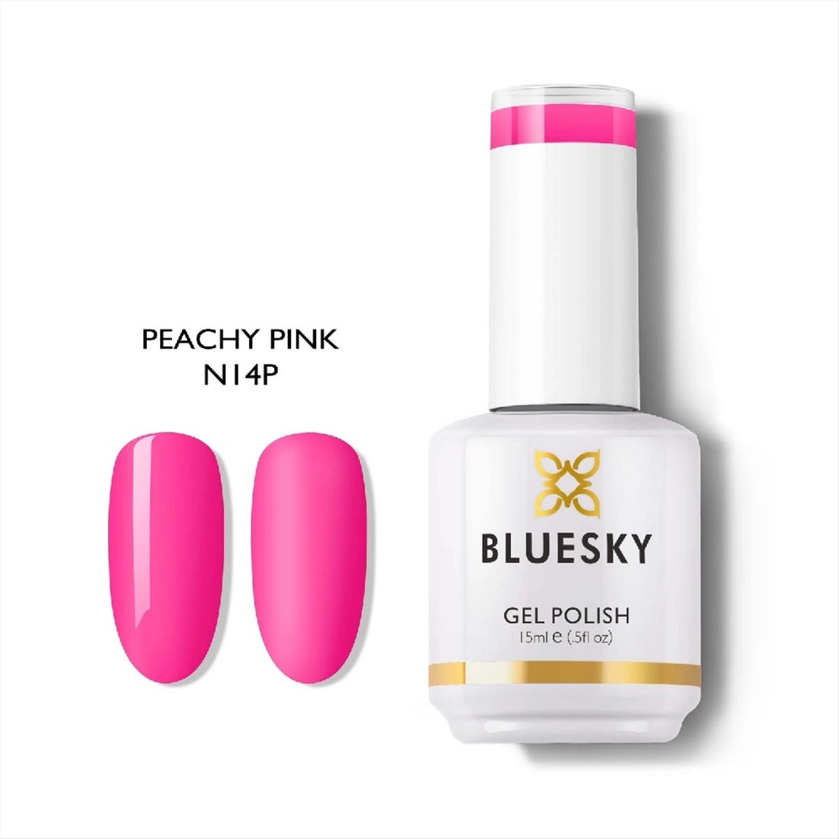 Bluesky Uv Gel Polish N14P Peachy Pink 15ml