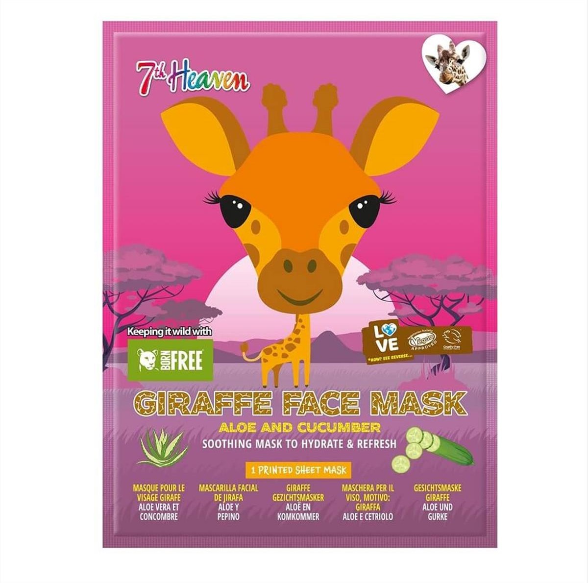 Face Mask Kids Giraffe 7th Heaven 8ml