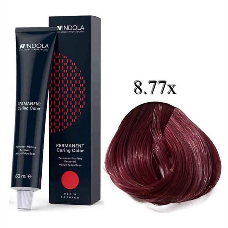 Hair  Color Indola Νο8.77x 60 ml