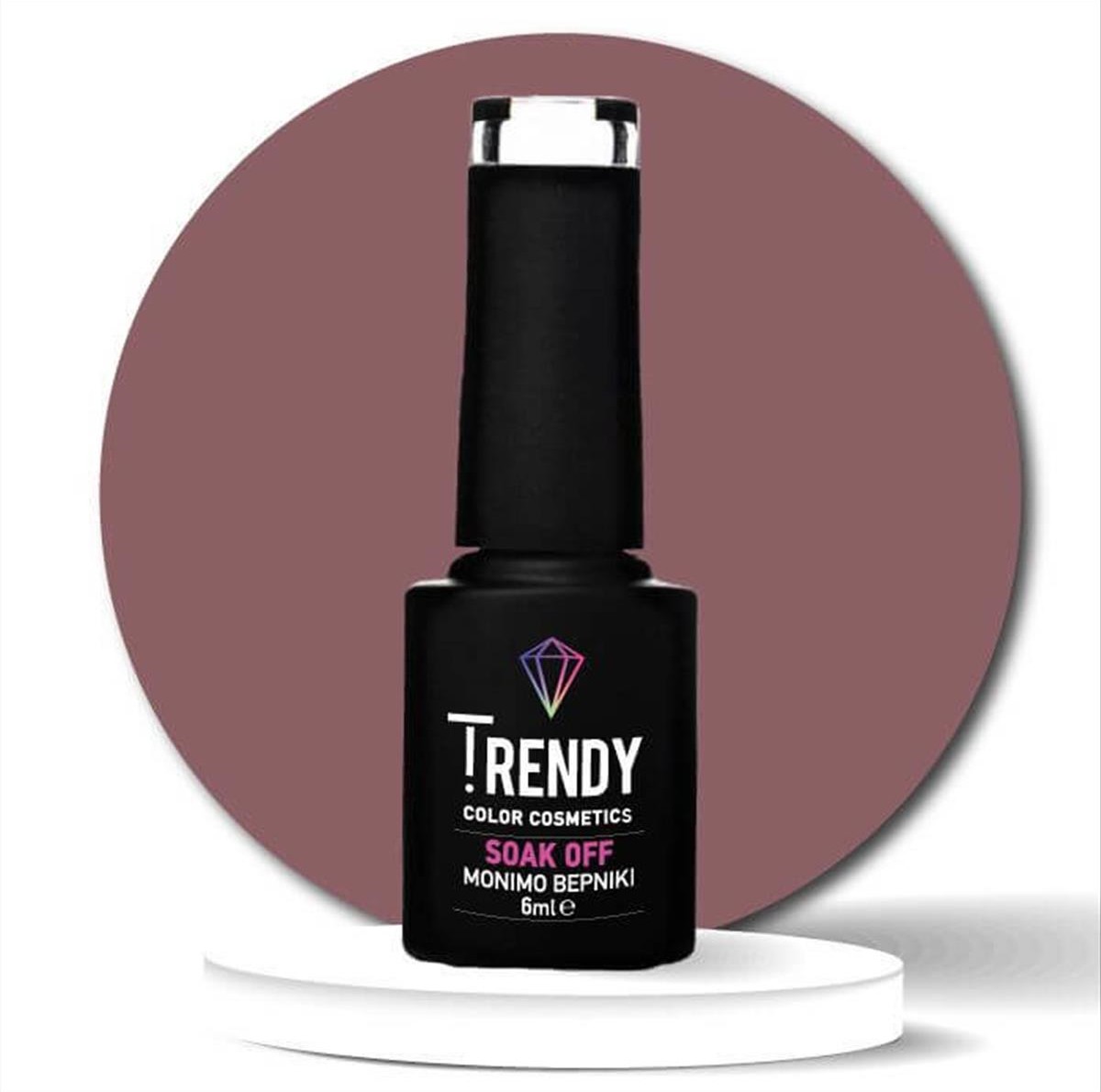 Ημιμόνιμο Βερνίκι Trendy Soak Off No69 Sensuous 6ml