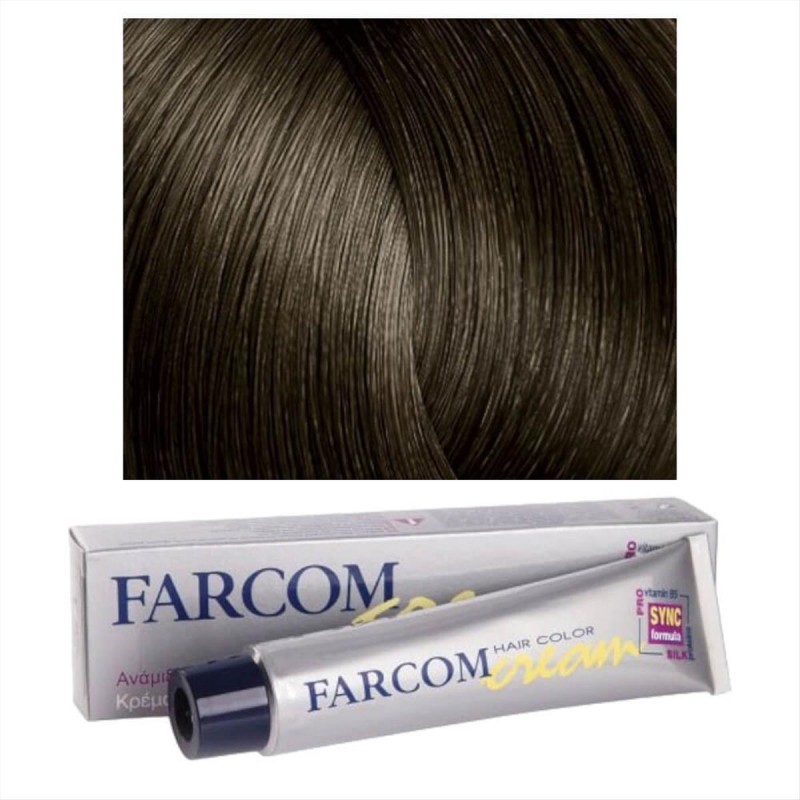Βαφή μαλλιών 5 καστανό ανοιχτό 60ml Farcom