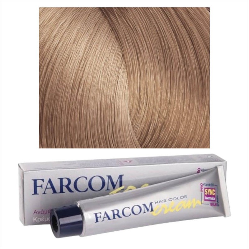Βαφή μαλλιών 131 ξανθό ανοιχτό μπεζ 60ml Farcom