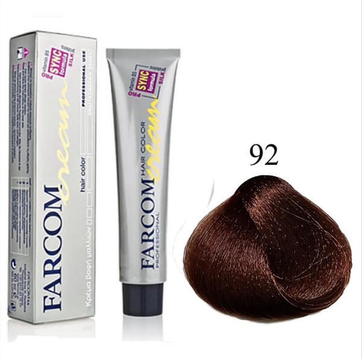 Hair dye 92 dark golden copper blonde 60ml Farcom