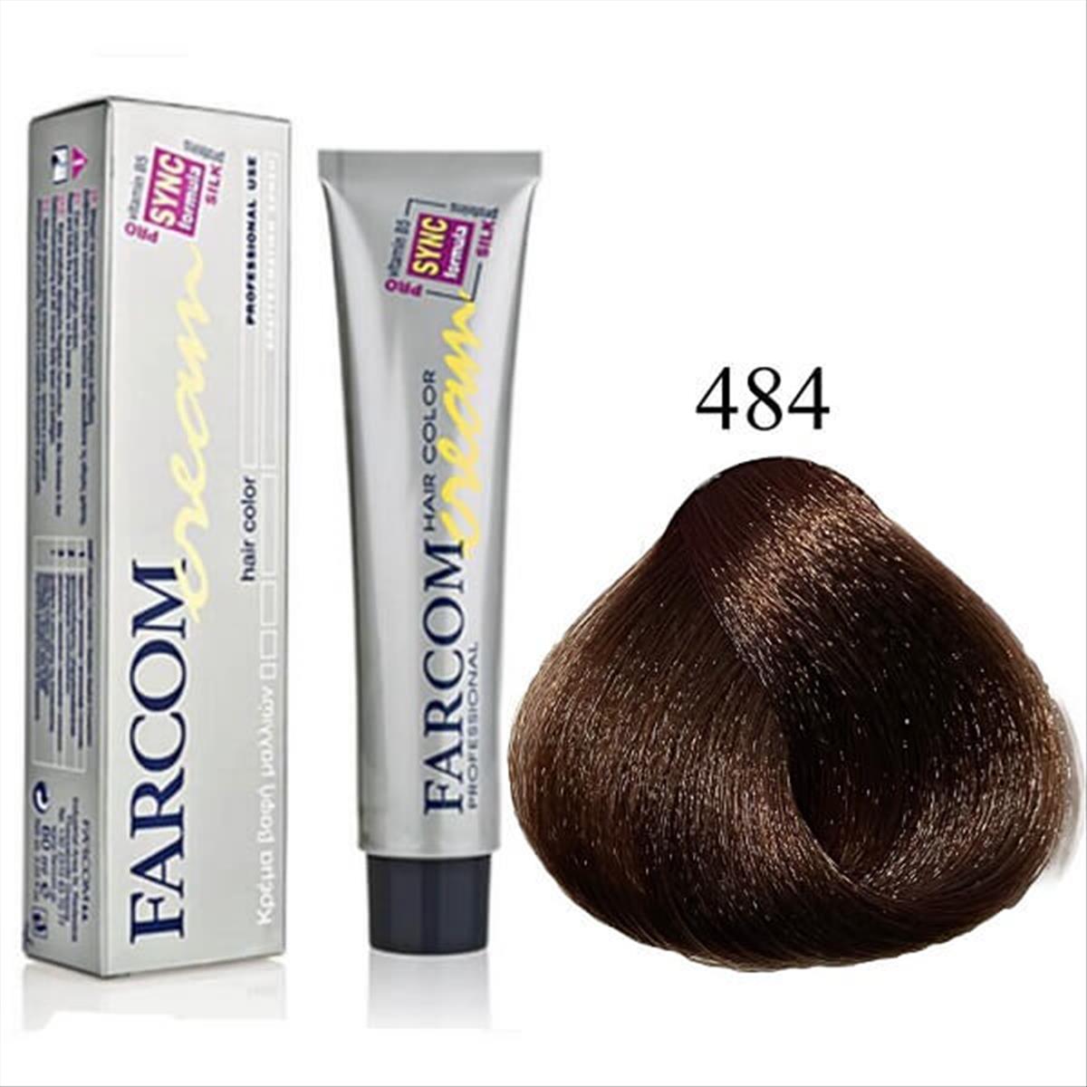 Hair Color Cream Farcom 484-60ml