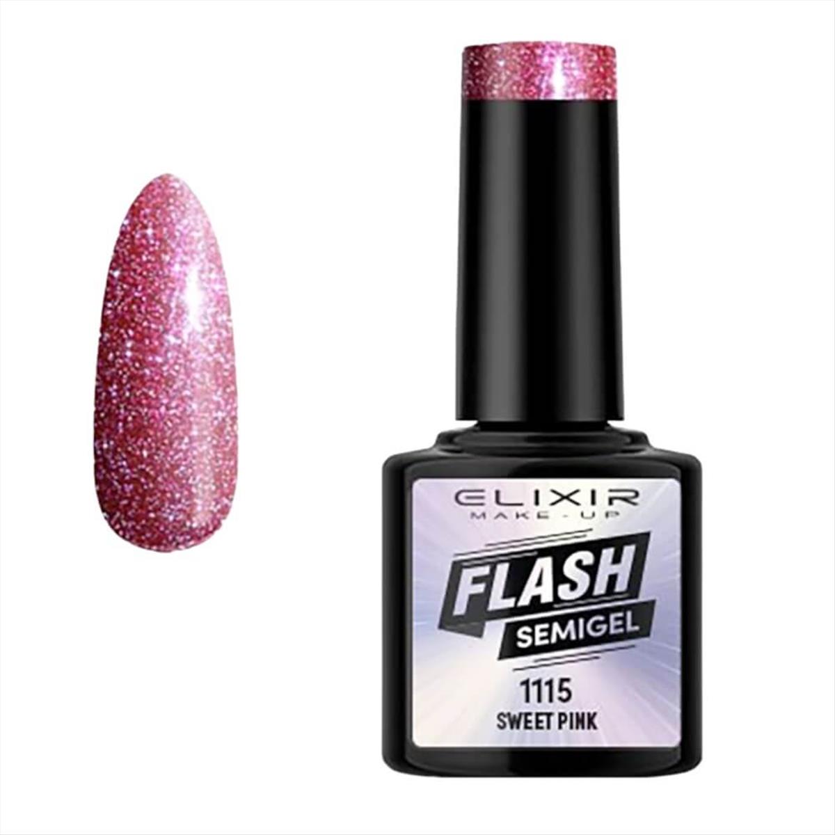 Elixir Semi Gel Flash 1115 Sweet Pink 8ml