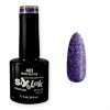 Semi-permanent Varnish SixLak Uv & Led Soak Off No401 Vivid Glitter 8ml