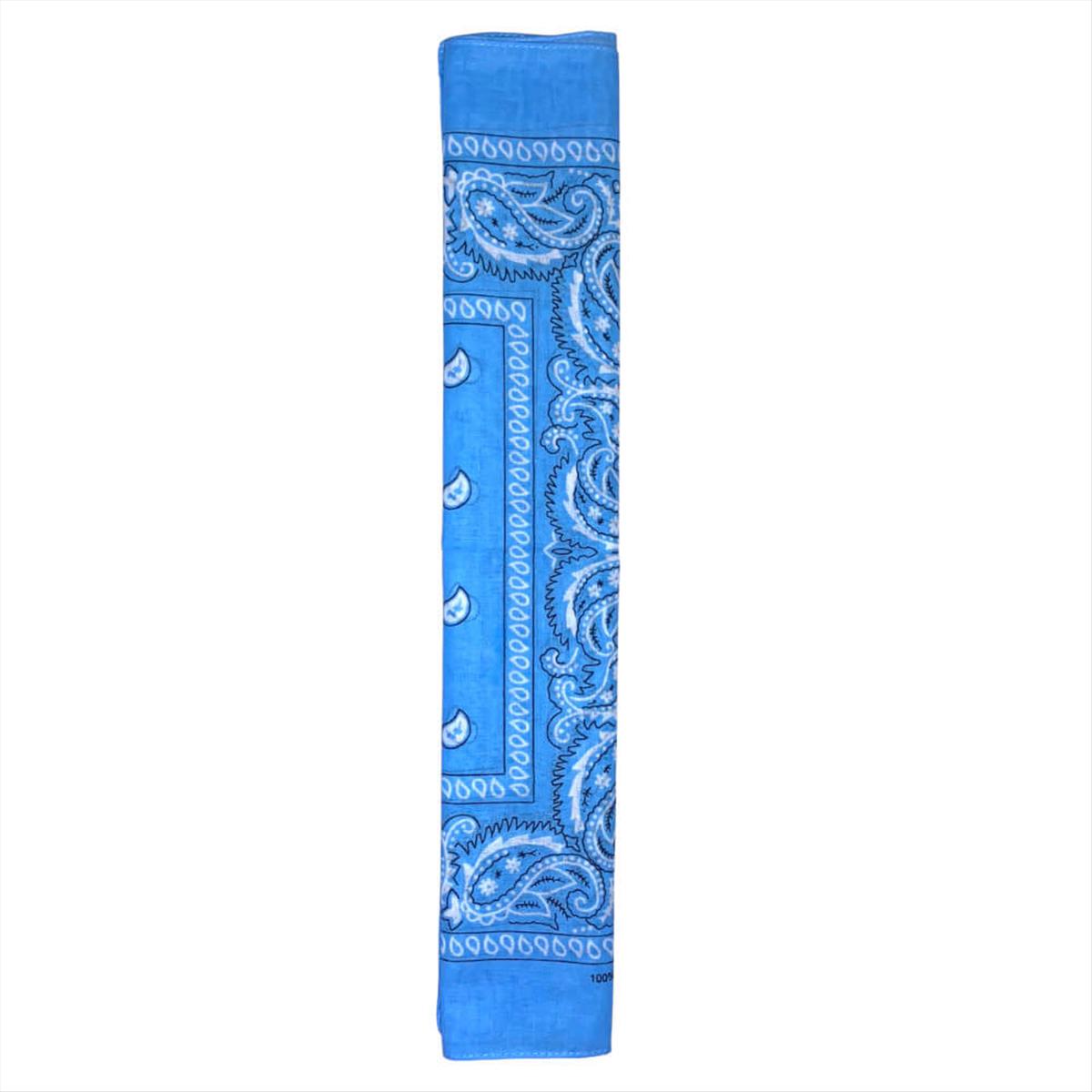 Bandana headband light blue