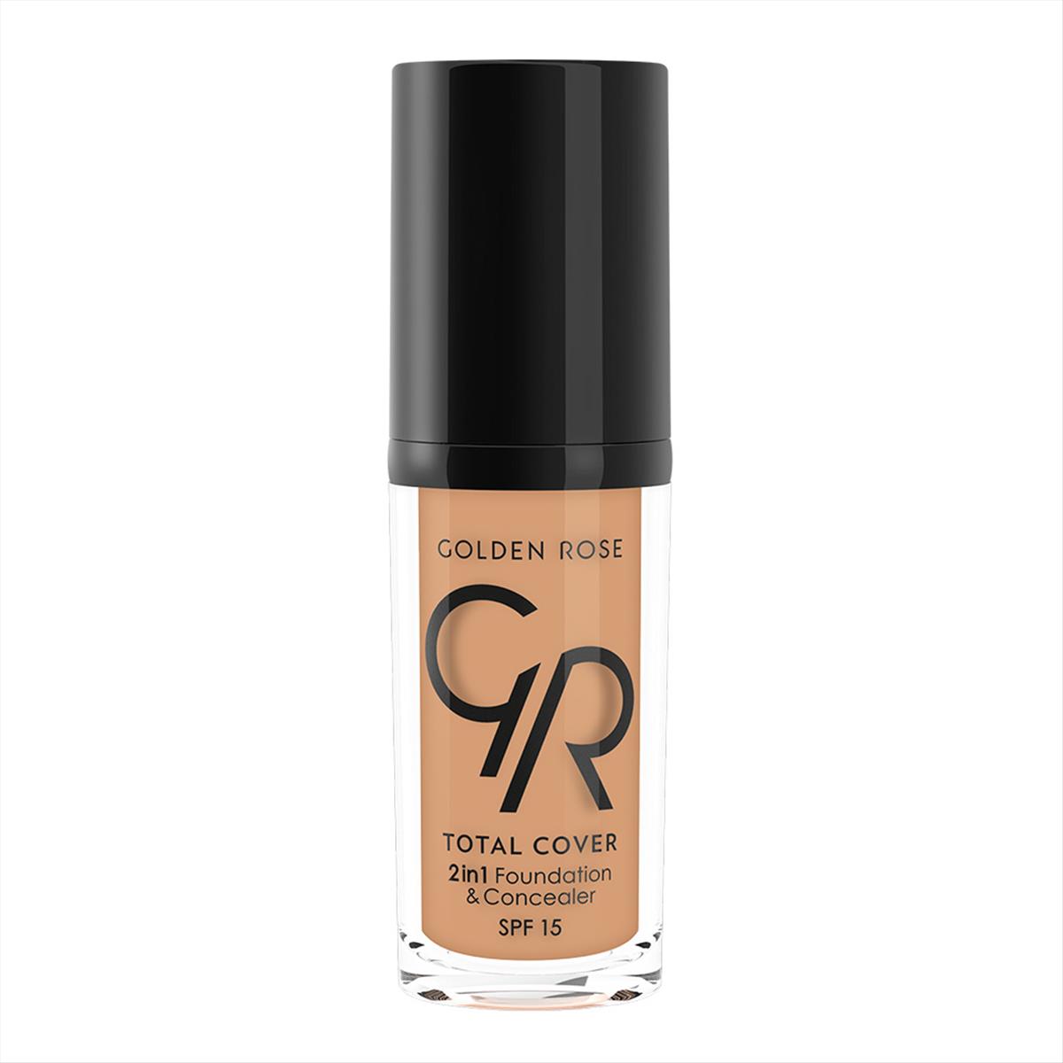 Golden Rose Total Cover 2in1 Foundation & Concealer 10 Warm Beige