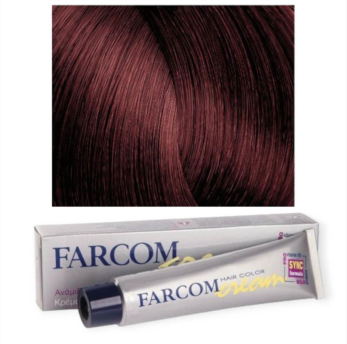 Hair dye 73 dark deep red blonde 60ml Farcom
