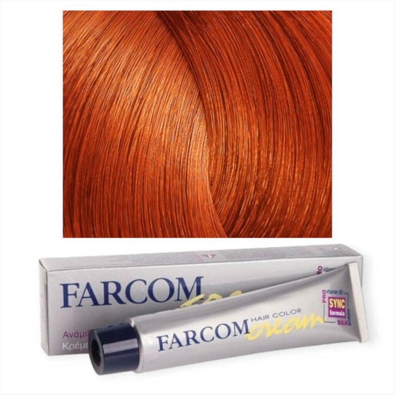 Hair dye 80 deep copper blonde 60ml Farcom