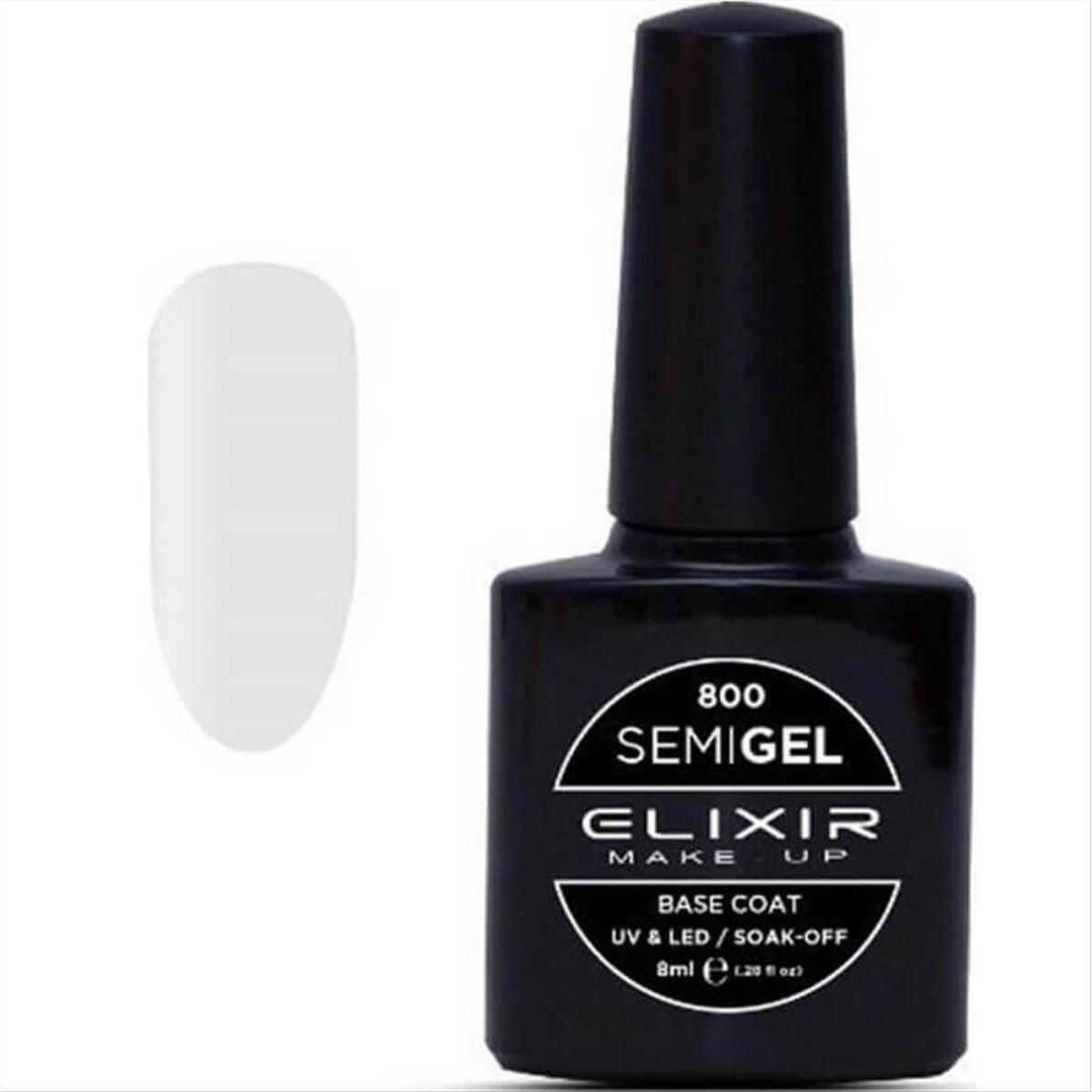 Elixir Semi Gel Uv&Led 800 Base Coat 8ml