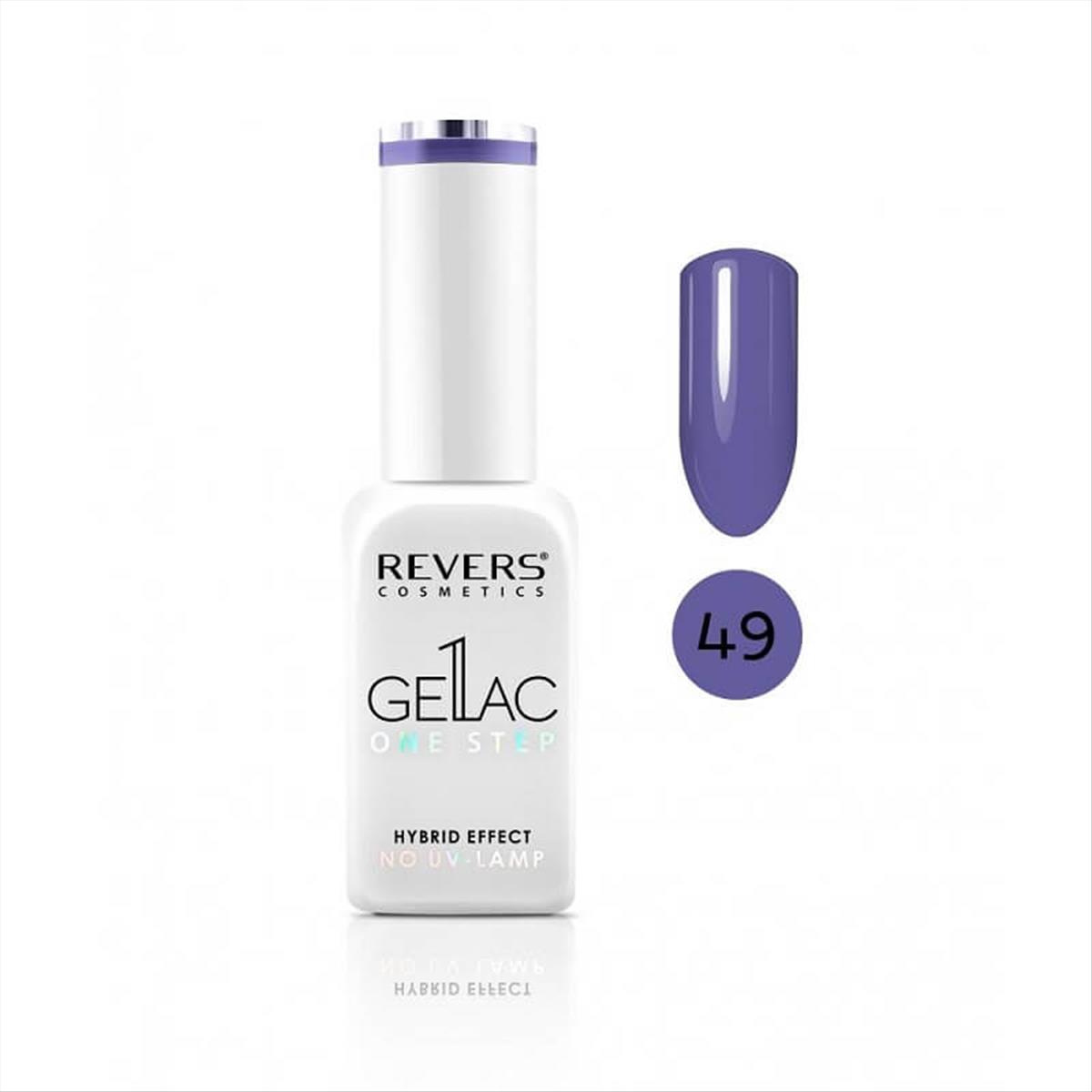 Βερνίκι Νυχιών Revers Hybrid Effect Gel Lack 49 10ml