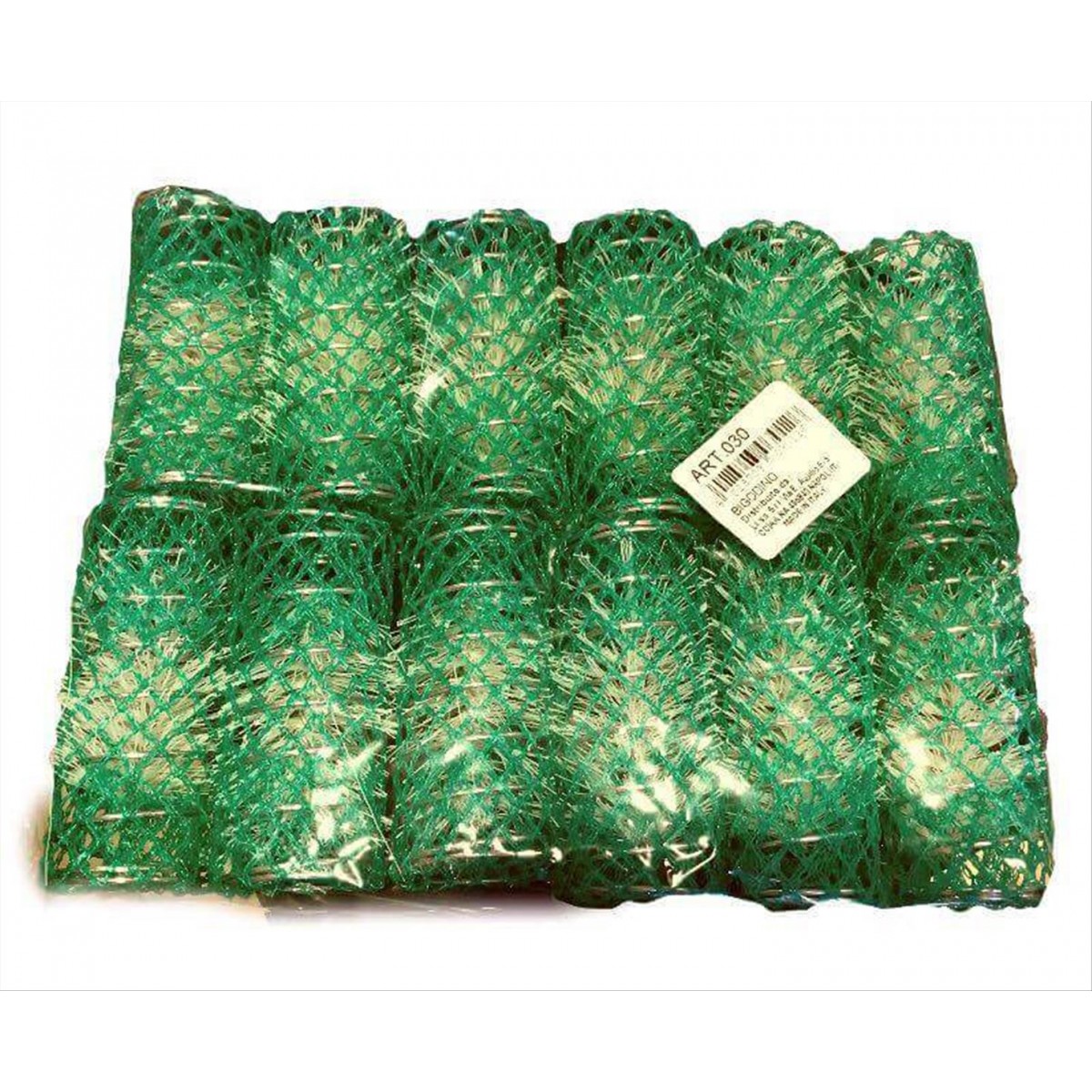 Roller blinds green 12 pieces sachet 30mm