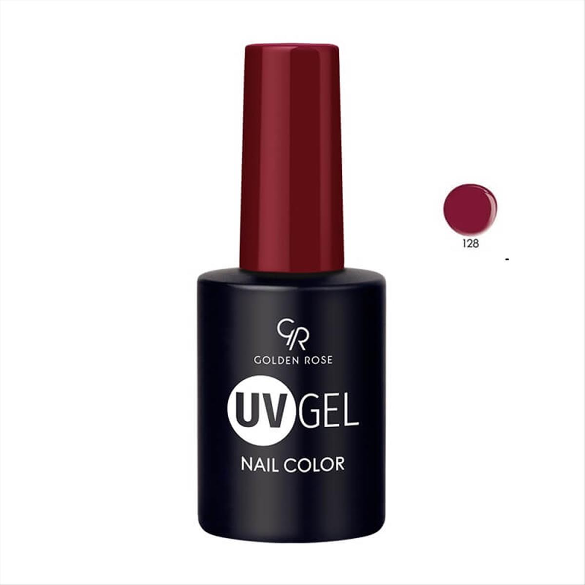 Semi-permanent Varnish UV GEL Nail Color Golden Rose 128 -10.2ml