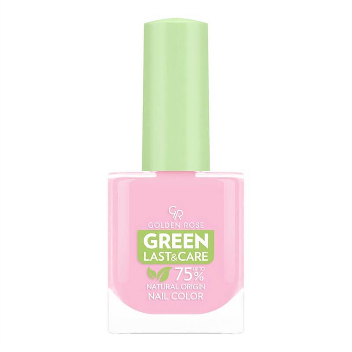 Nail Polish Golden Rose Green Last & Care Natural Origin 107 - 10.2ml