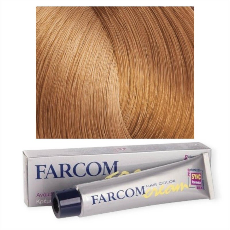 Βαφή μαλλιών 84 ξανθό ανοιχτό χρυσαφί 60ml Farcom