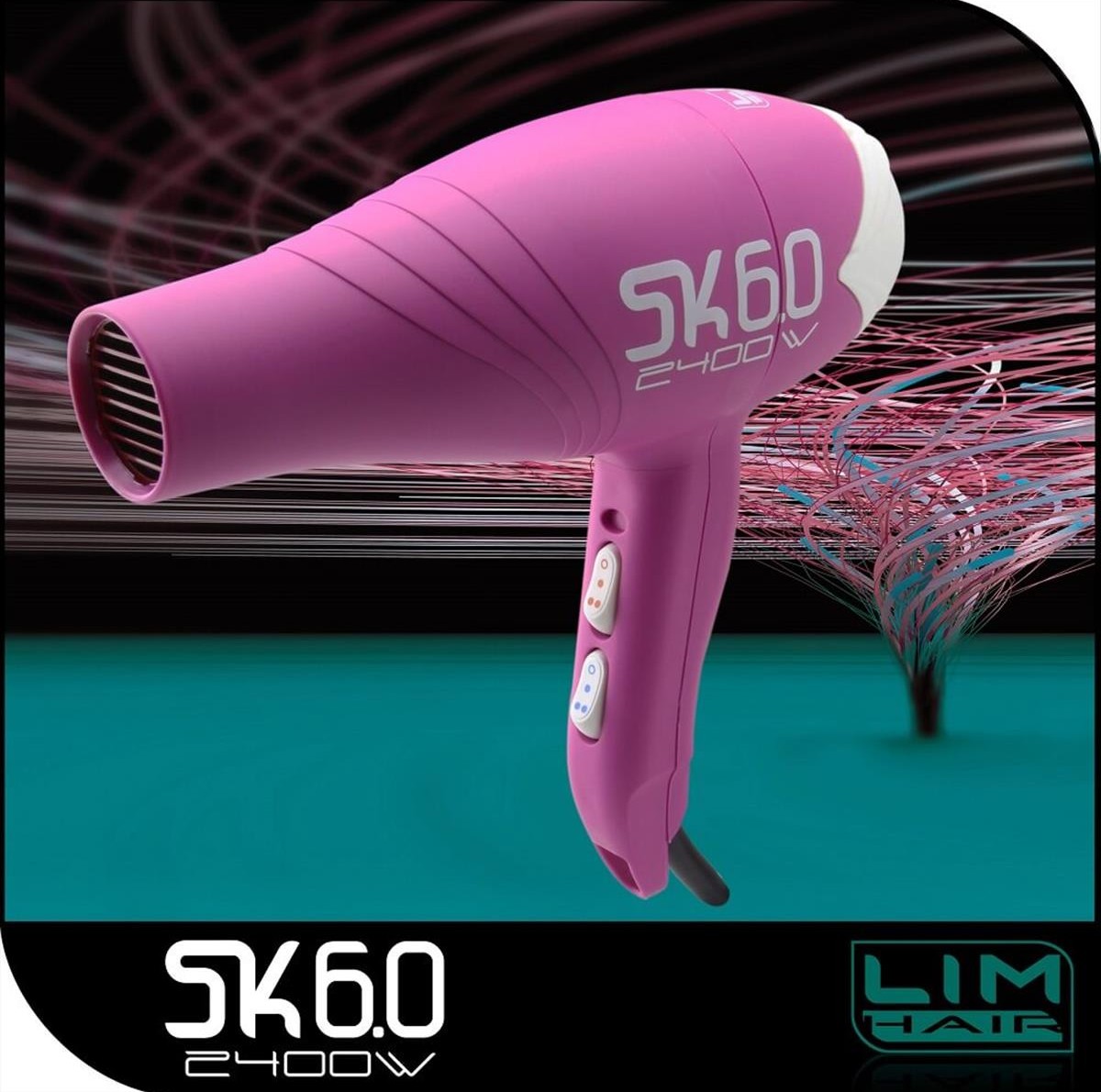 Hair dryer LIM SK 6.0 Fuchsia 2400Watt