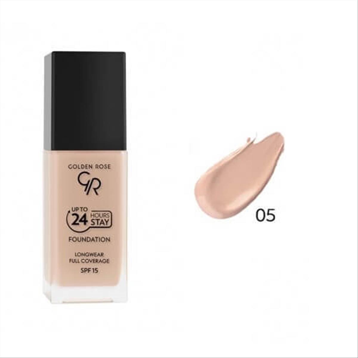 Golden Rose Up To 24 Hours Stay Foundation No5 spf15 35 ml