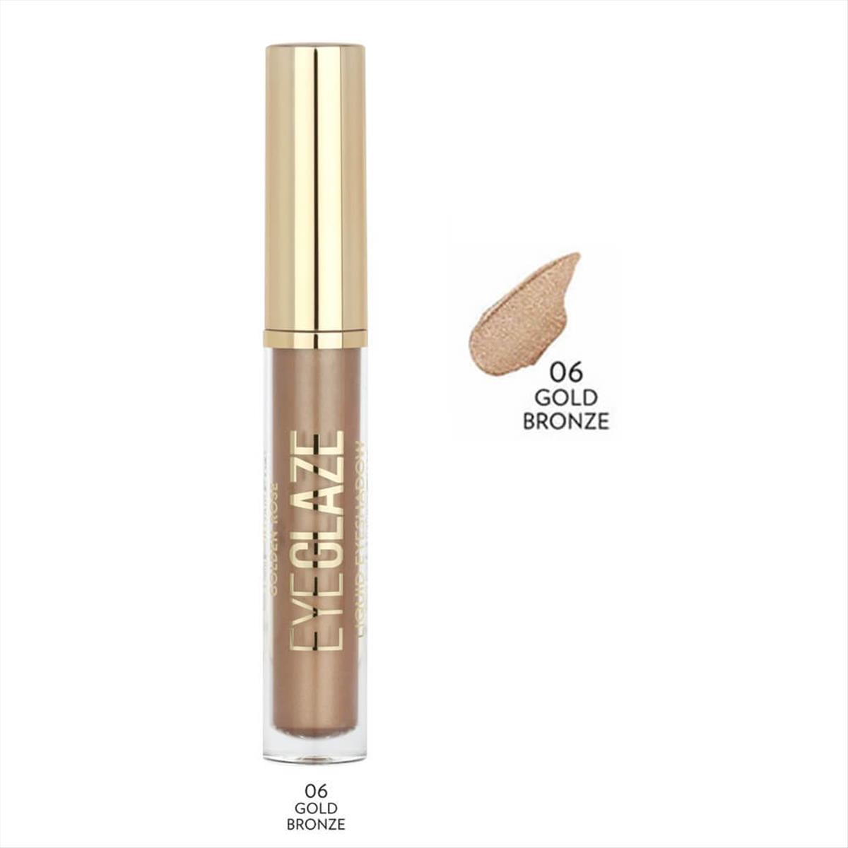 Σκιές Ματιών Golden Rose Eye Glaze Liquid 06 Gold Bronze