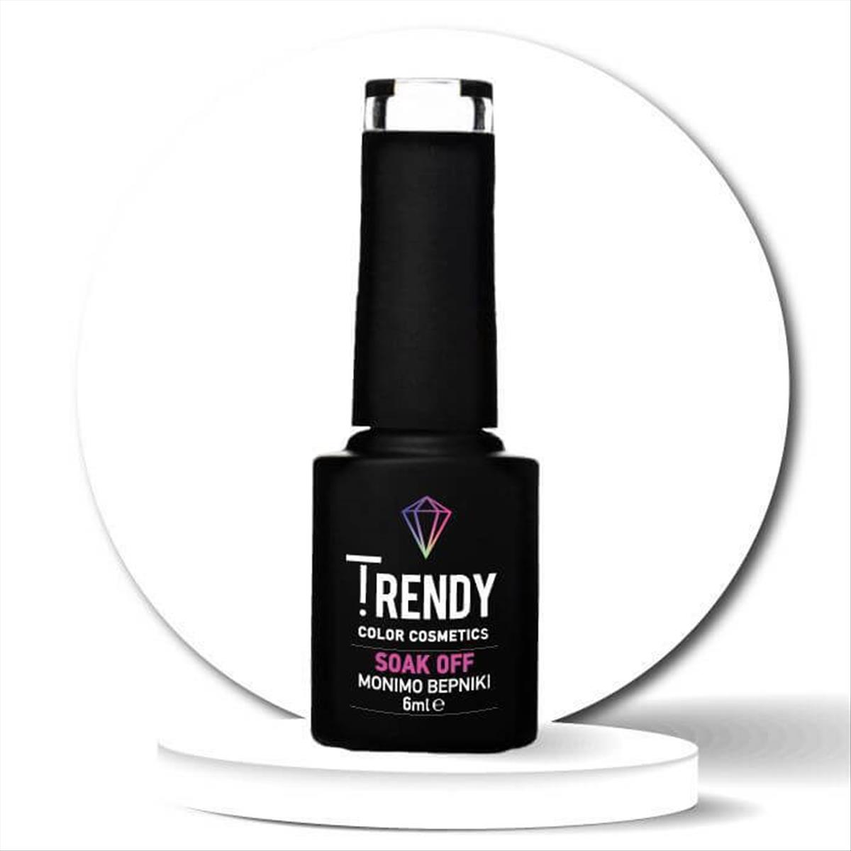 Trendy Soak Off No13 Classic White 6ml