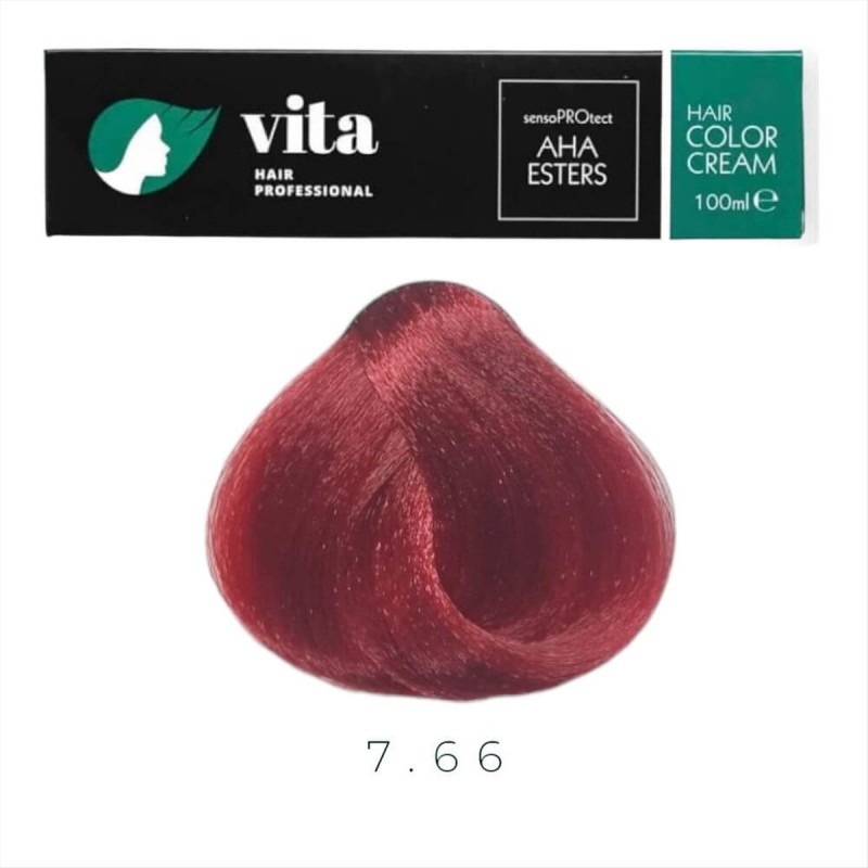 Βαφή Μαλλιών Vita Ξανθό Έντονο Κόκκινο 7.66 - 100 ml