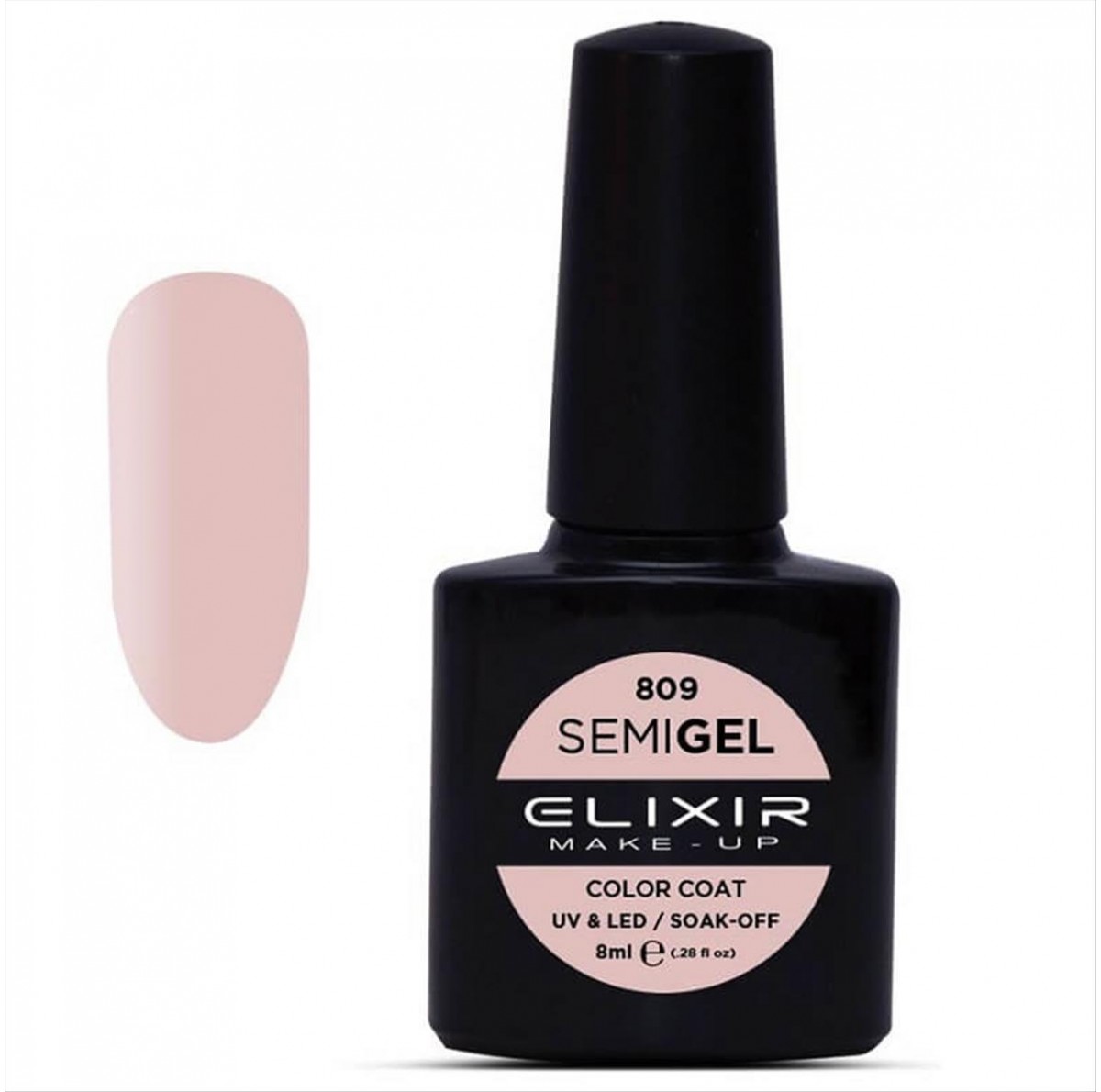 Elixir Semi Gel Uv&Led 809 French Manicure Pink 8ml