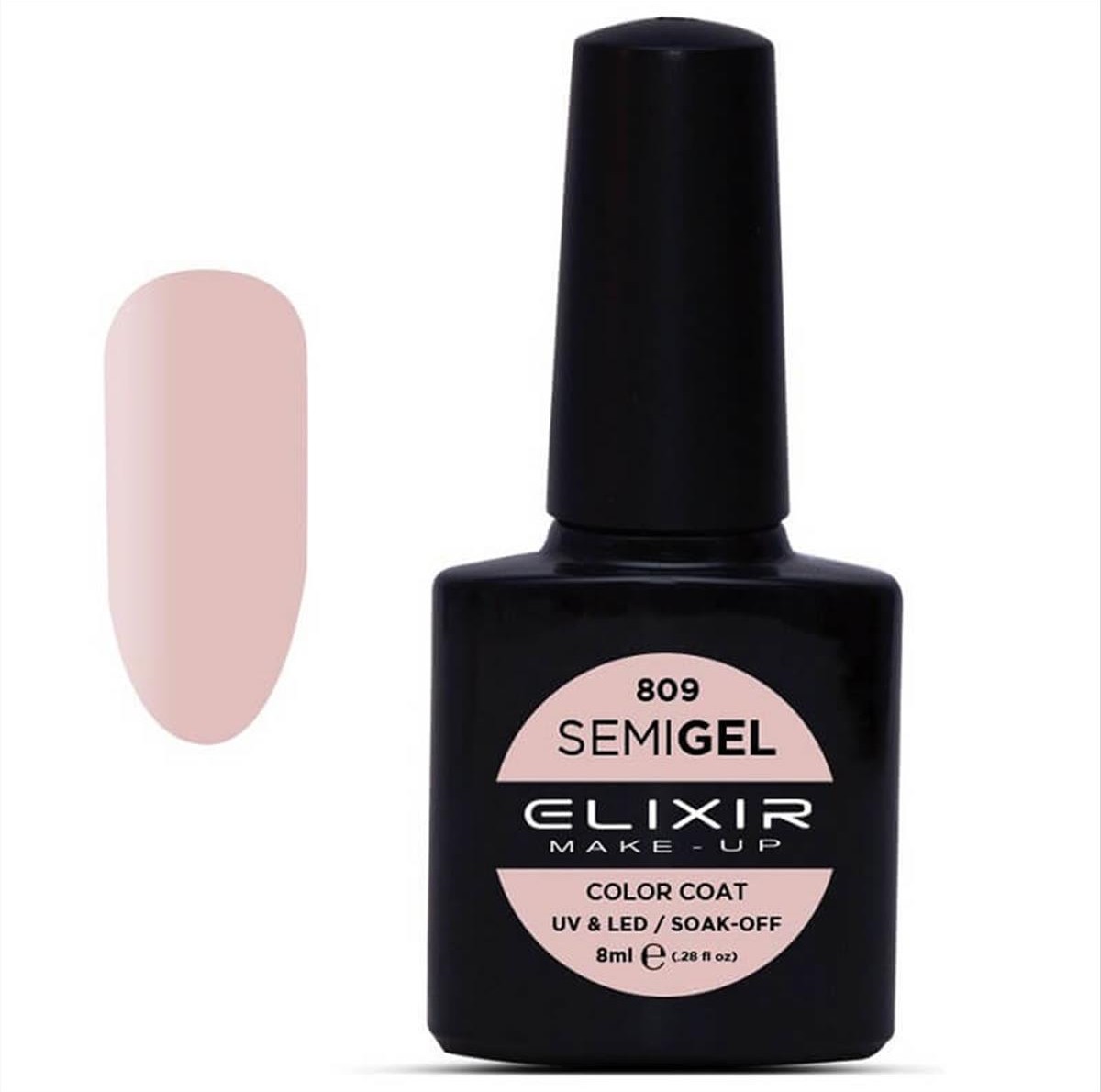 Elixir Semi Gel Uv&Led 809 French Manicure Pink 8ml