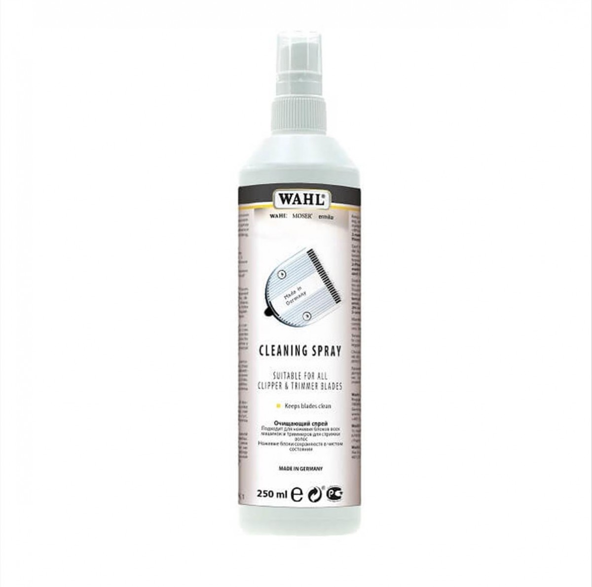 Wahl Cleansing Spray Suitable For All Clipper & Trimmer Blades (250ml)