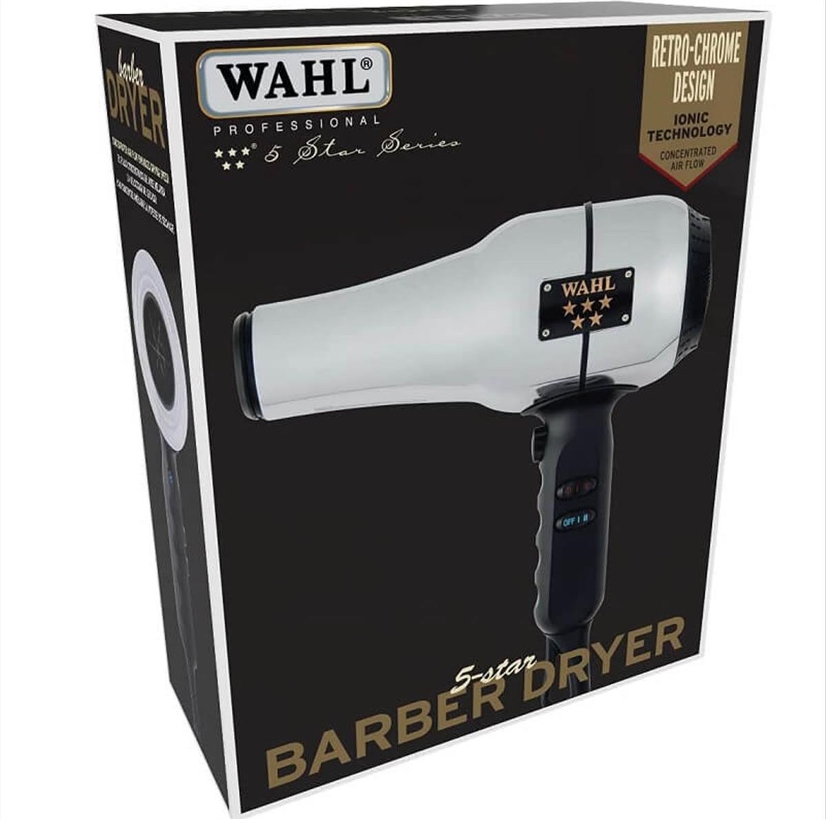 Σεσουάρ Wahl Barber Retro Chrome Design Ionic 2200w