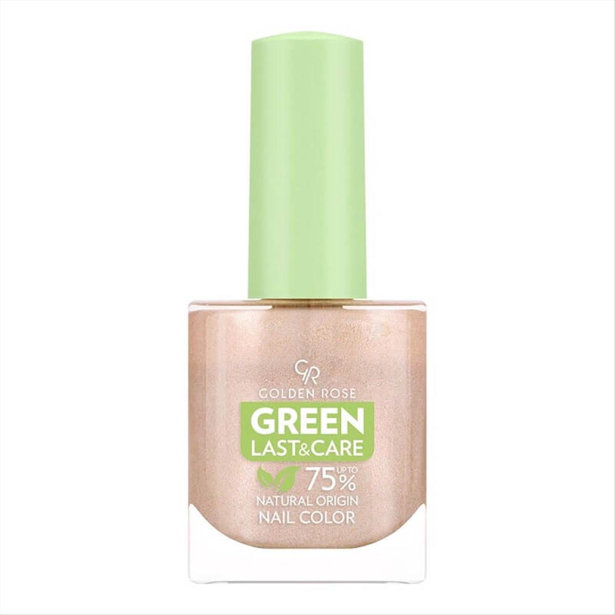 Nail Polish Golden Rose Green Last & Care Natural Origin 119 - 10.2ml