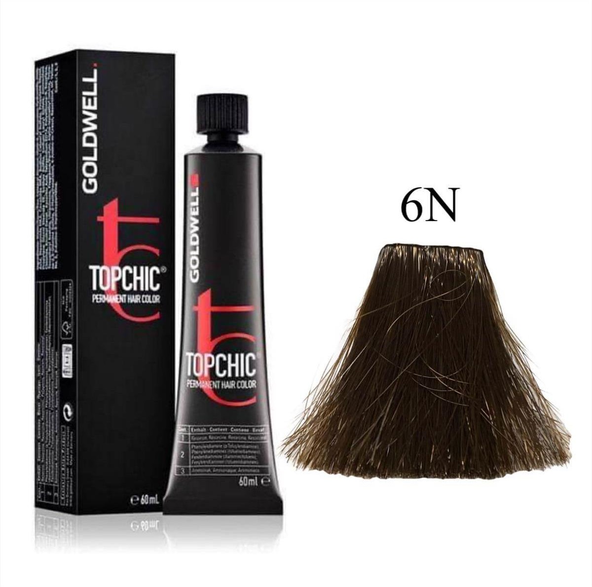 Goldwell Topchic Permanent Hair Color 6N 60ml