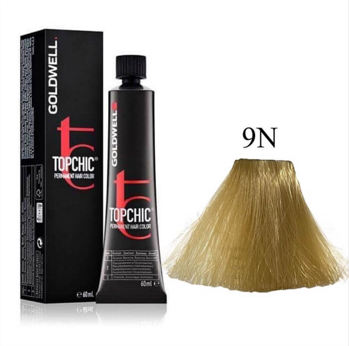 Βαφή Goldwell Topchic Permanent 9N Ξανθό Πολύ Ανοικτό Φυσικό 60ml